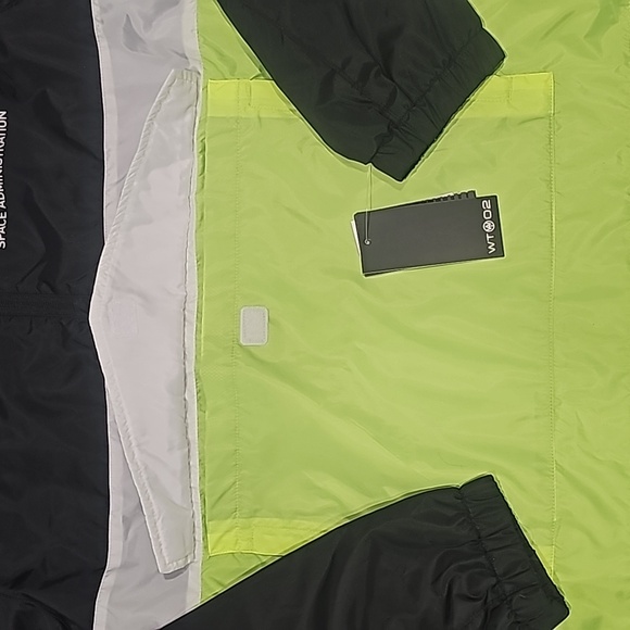 Rare Nasa wind breaker pull over  jacket #volt size medium - Picture 3 of 13